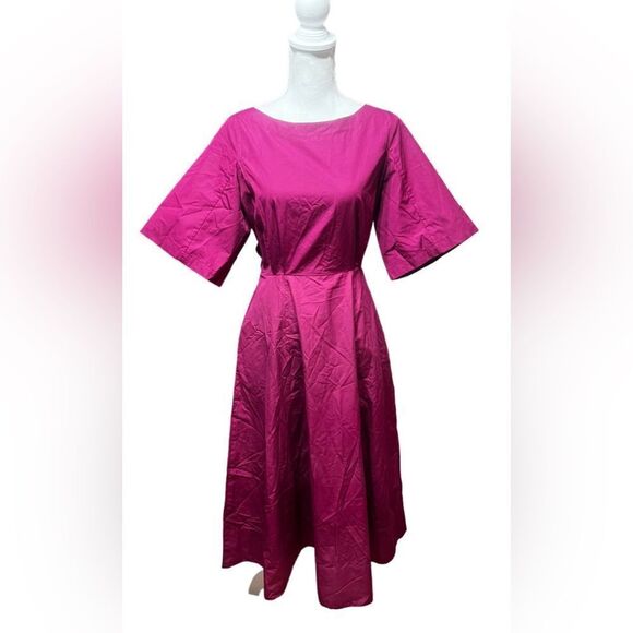 Derek Lam New York Cutout cotton Midi Dress - Picture 3 of 9